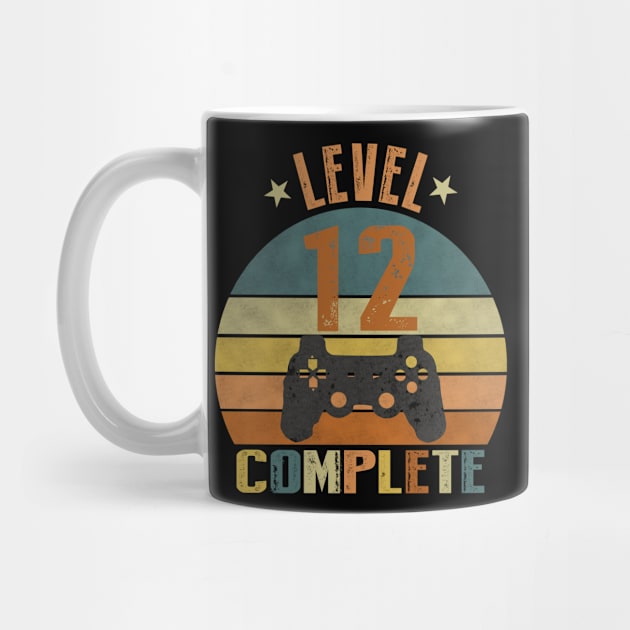 12 Birthday Gamer 12 Years Gift by RRDESIGN